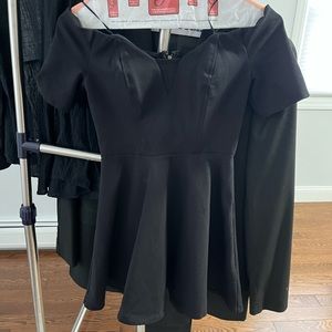 Brand New, with Tags Guess Off Shoulder Fit & Flare Dress. Size: 4.